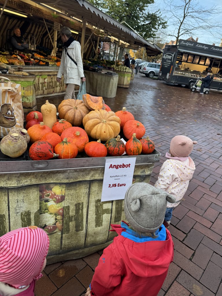 Besuch auf dem Markt